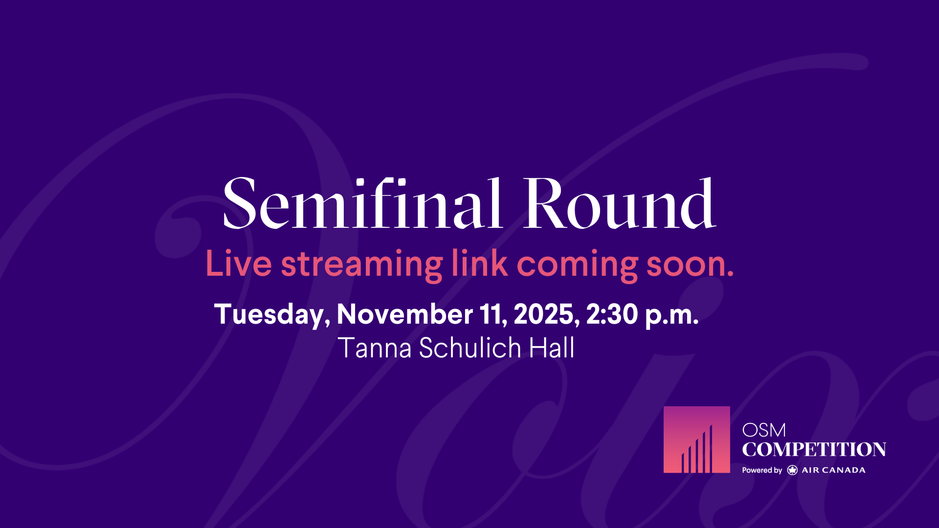 Semifinal Round - Tuesday 11